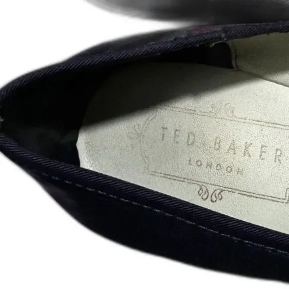 Ted Baker Women's Imme 2 Floral Boutique Print Ballet Flat Rose Gold Bow SZ 9.5 - Picture 9 of 10